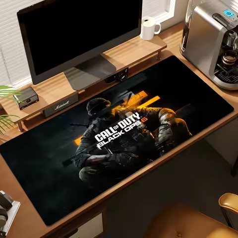COD Call Of Duty Black Ops 6 Ghost For PC Large MousePads Desk Gaming Mouse Pad Stitched Edges Non-S