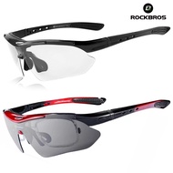 Rockbros sports goggle photochromic sunglass myopia frame 10141 10143