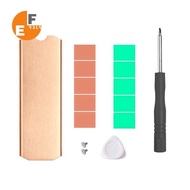 Copper M.2 SSD HeatSink Hard Disk Cooler with Thermal Solid State Disk Radiator 0.5mm for M.2 2280 N