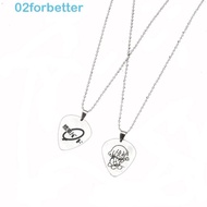 FORBETTER BOCCHI THE ROCK Necklace, Guitarhero Yamada Ryo Guitar Pick Pendant Necklace, Creative Kit