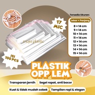 OPP PLASTIC THIN glue 8X14; 9X14; 10X14; 11X14; 12X14; 13X14; 14X14; 15X14