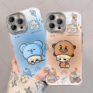 BTS BTS Q Version Feather Gauze Phone Case Suitable for Apple 1717OPPO Glory 500VIVOs50