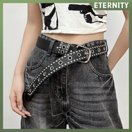 ETERNITY New Women Belt Women's Jeans Tie-in Ladies' Belt Fashion Personality Rivet Belt Senior  Fas