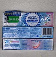 黑人DARLIE全亮白酵素牙膏 淡雅花香