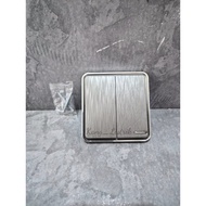 GRANITO MATTE GREY K02A DOUBLE SERIES SWITCH SWITCH/ GREY GRANITOHANNOCHS K02A