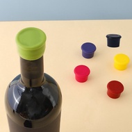 [SUNYLF] 6Pcs Reusable Silicone Wine Corks Wine Saver Stopper  Lid
