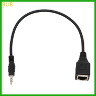 BUB Stereo DC3 5mm  Cord to RJ45 Socket Ethernet Adapter Wire  Cable - 31cm Length