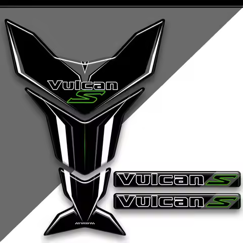 Motorcycle For Kawasaki VULCAN-S VULCAN S 650 VN650 VULCANS Tank Pad Stickers Decals Gas Fuel Tankpa