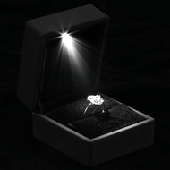 LED Jewelry Box for Ring Necklace Engagement Ring Display Gift Case Packaging Showcase Boxes with Light Storage Cases Wholesale