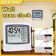 【SG in stock】Azan Clock Wall  Muslim Islamic Prayer Clock HA-4010 On Table Azan Clock