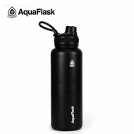 Aquaflask Tumbler space black 40oz ORIGINAL Mouth with Vacuum Insulated Drinking Water Aqua Flask