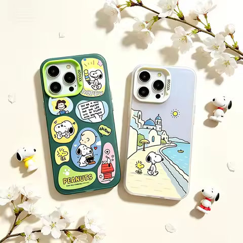 Cute S-Snoopy P-Peanuts Cartoon Case for Redmi Note 15 14 13 12 11 10 9 Pro Plus 4G 5G 14 4G Global 