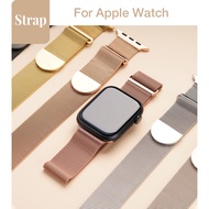 Ladies Milan Round Tail Magnetic Stainless Steel Non-Fade Magnetic Suction Holder for Apple Watch S1