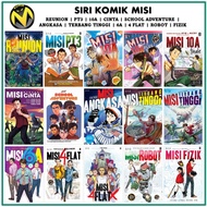 KOMIK MISI: MISI 6A/MISI 10A/MISI ROBOT/MISI 4 FLAT/PLKN/MISI PT3/MENCARI CINTA/SCHOOL ADVENTURE/MIS