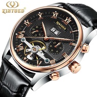 Đồng hồ cơ nam Kinyued JYD-J012 dây da chạy full kim