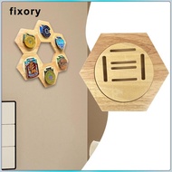 fixory Medal Display Stand Wall Mount Medal Rack Hexagonal Multipurpose Award Display Rack Award Hol