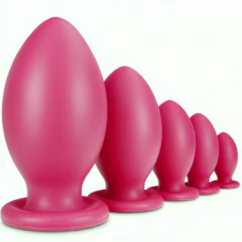 Huge Anal Plug Soft Butt Plug Anal Beads Silicone Anal Dildos For Women Men BDSM Anal Dilation Vagin