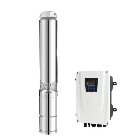 HYBRID SOLAR PUMP outlet 1.25" 3HP AC/DC AUTO-SWITCH Submersible Pump Max head 272m Max Flow 4.5T/H 