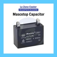 Mascotop CBB61 Fan Capacitor Aircond Capacitor 1uF 1.2uF 1.5uF 2uF 2.5uF 3uF 3.5uF 4uF 4.5uF 5uF 6uF