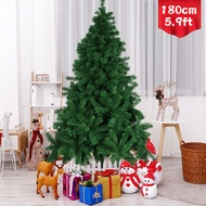 【Clearance at Low Price】 6ft/180cm Artificial Christmas Tree with Metal Stand for Home Office Living Room Xmas Holiday Party Decorations