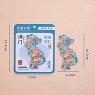 Metal Fridge Magnet Xiamen Guangzhou Nanjing Yangzhou Wuhan Qingdao Gulangyu Gift 2025 Model Contemp
