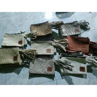 Jogja's signature burlap wallet, Jogja burlap pouch Coin Purse Small Pouch Bag Mini Bag Keychain