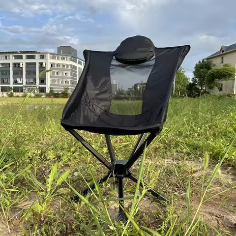 Wholesale Heavy Duty Aluminum Camping Chair Cliq Lightweight Quick Open 360 Degree Swivel Design for