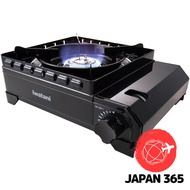 Iwatani Cassette Fu Outdoor Stove Tuff Maru CB-ODX-1 Black Gas Stove Camping Stove Emergency Stove【Direct from japan】