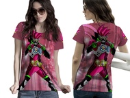 [ALBANYWARD] T-Shirt Kaos Printing Wanita Lengan Pendek KAMEN RIDER EX AID 3D Fullprint Sublimation