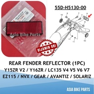 Yamaha Original Y15ZR V2 / Y16ZR / LC135 V4-V7 / EZ115 / NVX / Avantiz Reflector Mudguard Belakang -