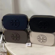 hot sale authentic tory burch bags women   Tory Burch Miller Series Four Colors Mini Lychee Print Leather Zipper One Shoulder Bag Crossbody Bag tory b