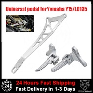 Yamaha Y15ZR Y16ZR LC135 ALLOY Bracket Exhaust + Footrest Pemijak Kaki Step Footrest Belakang Set Ek