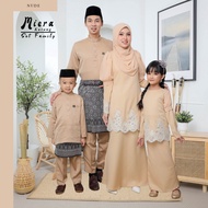 Set Raya 2023  Set Family Nude  Baju Kurung Moden Miera  Baju Raya Sedondon  Set Ibu Anak