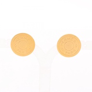 【二手】愛馬仕 HERMES 耳環 BIJOUTERIE FANTAISIE Sellier GP（鍍金）耳環 女士二手 A