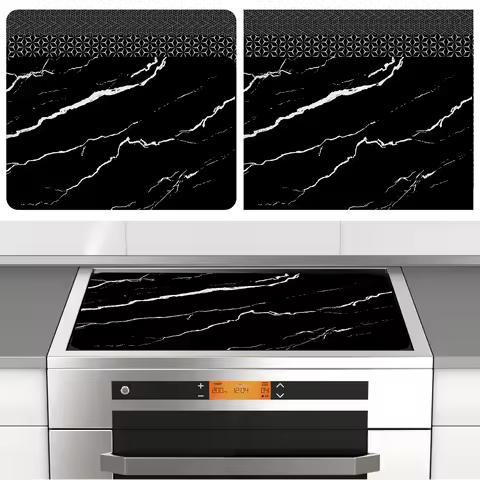 Induction Cooktop Mat Silicone Induction Cooker Covers Heat-resistant Induction Cooktop Protector Ma