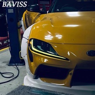 for Toyota GR Supra A90 A91 CSL Yellow DRL RGBW multicolor LED boards daytime running lights Red Blu