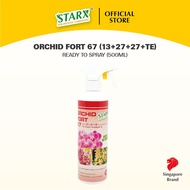 STARX SG | Orchid Fort 67 13+27+27+TE (500ml) Ready To Spray - Fertiliser for Bloom Boosting