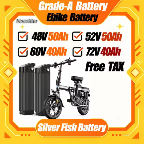 48 volt 1000W lithium ebike s26 750W battery 48v 20ah Silver Fish battery 36v 52v60v 72v Electric Bi
