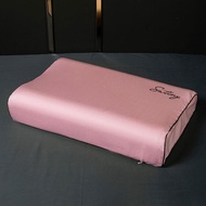 JUCHEN 1PC Zippered Latex Pillowcase Pillow Case Contour Cotton Memory Foam Solid Color Protector Pillow Cover