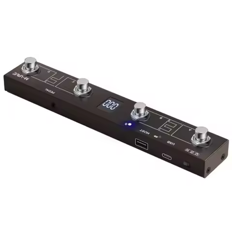 M-vave Chocolate Plus Wireless MIDI Controller Pro Keyboard 4 Buttons Foot Switch Supports MIDI Host
