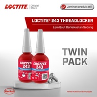 Henkel LOCTITE 243 THREADLOCKER Lem Baut 10 ml Twin Pack