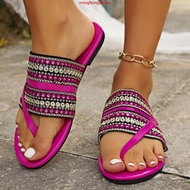 Ethnic Motif Sandal Black and Gold