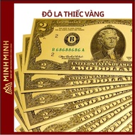 (Liquidation) 100 Sheets Of Gold Tin Dollars Decorative Back To $2 Money Tower