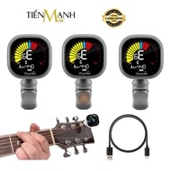 [Pin Sạc] Máy Lên Dây Đàn Guitar Ukulele Violin Cherub WST-675 Chỉnh âm Bass Clip on Tuner WST675 Tu