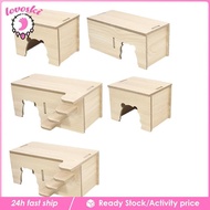 [Lovoski] Hamster House with Window Pet Hideout for Mice Gerbils Hamster