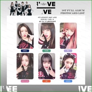 6PCS/set IVE Ive IVE StarShip Entertainment LOMO card collection card Yujin Gaeul Wonyoung LIZ Rei L