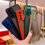 Case Vivo V23 V23E Y33S Y76 Y15S V21 Y31 Y12S V20SE V20Pro V20 Y20 Y1S Y91 Y11 Y12 Y17 Y15 Y19 V17 V15 S1Pro V19 V11i Realme 9i C35 C21Y C25 เคสโทรศัพท์ วีโว่ เคสกันกระแทก ขอบนิ่มหลังแข็ง ปุ่มสีผิวด้า