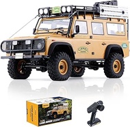 FMS 1/10 FCX10 Land Rover Camel Trophy Edition RC Crawler, Hobby RC Rock Crawler with Lighting Syste