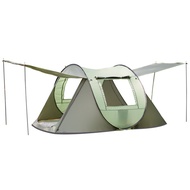 [Ready Stock] Automatic Quick Open Tent Outdoor Camping Tent Outdoor Camping Rainproof Boat Tent Travel Sunshade Tent