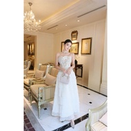 Long White Lace Maxi Dress – Luxurious & Seductive - 1994 STORE